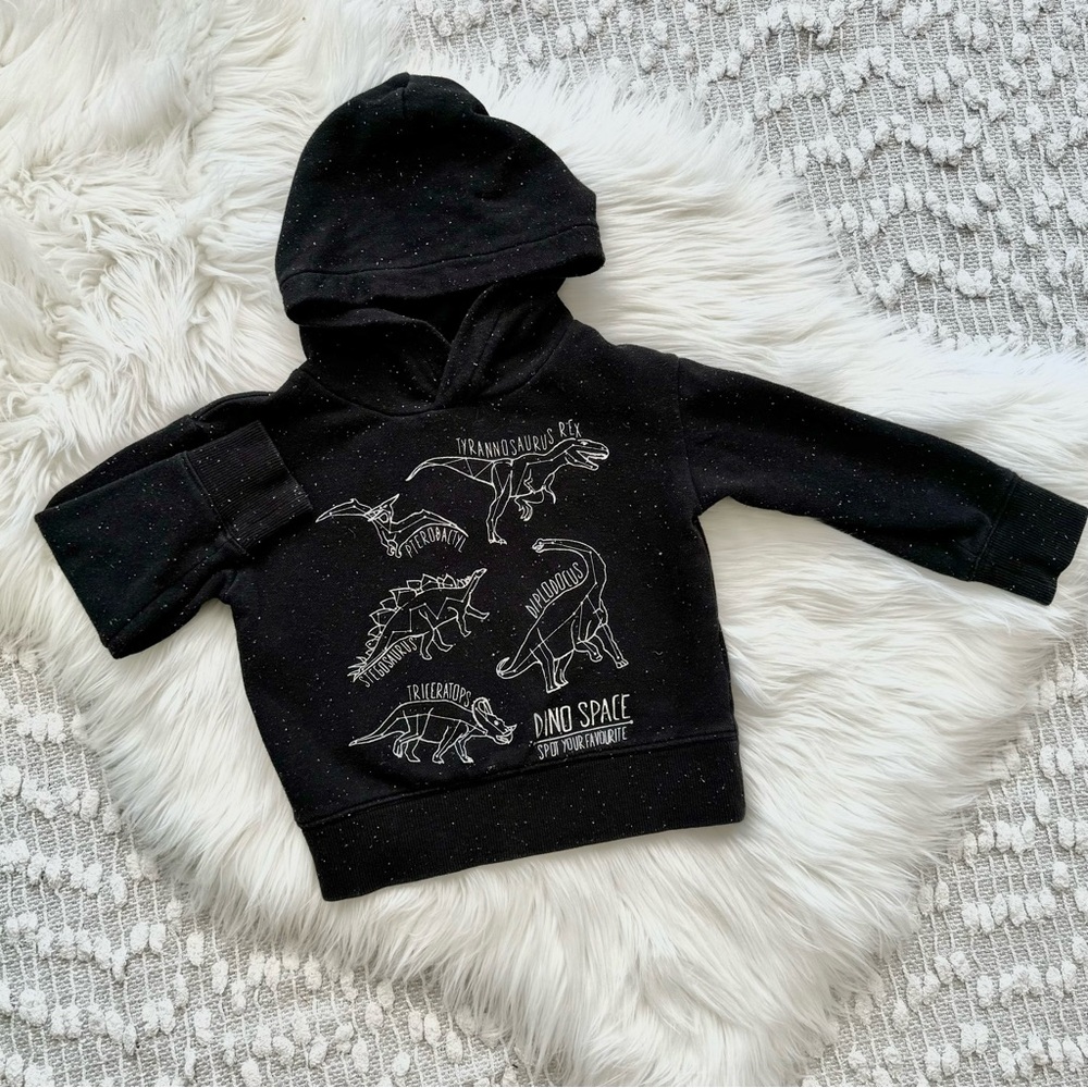 (❤️3/$30) Black Dino hoody for toddler